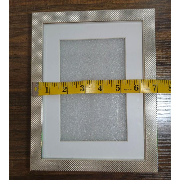 Two's Company Silver Textured  Frame Stunning Matted Wedding Anniversary Shiny - Picture 8 of 11